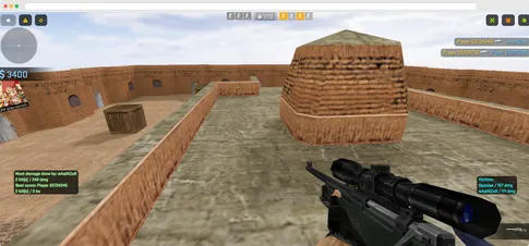 cs 1.6 online played in a web browser