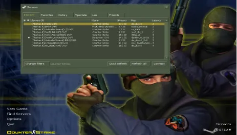 cs 1.6 server browser filters